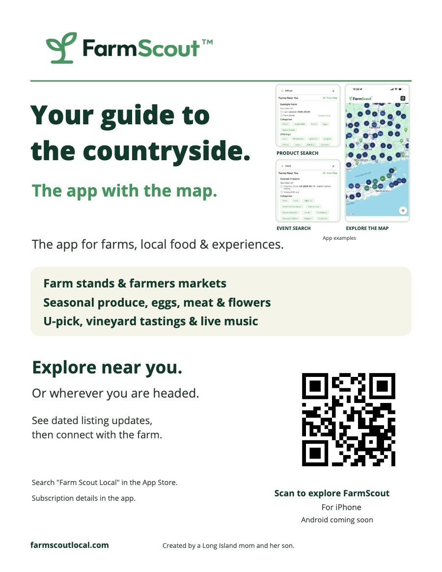 FarmScout new york explore near you poster